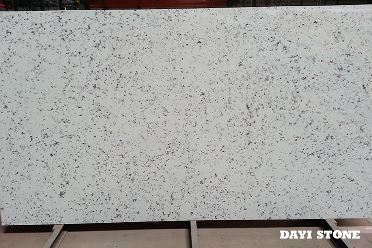 Crystal White Quartz Stone Slab